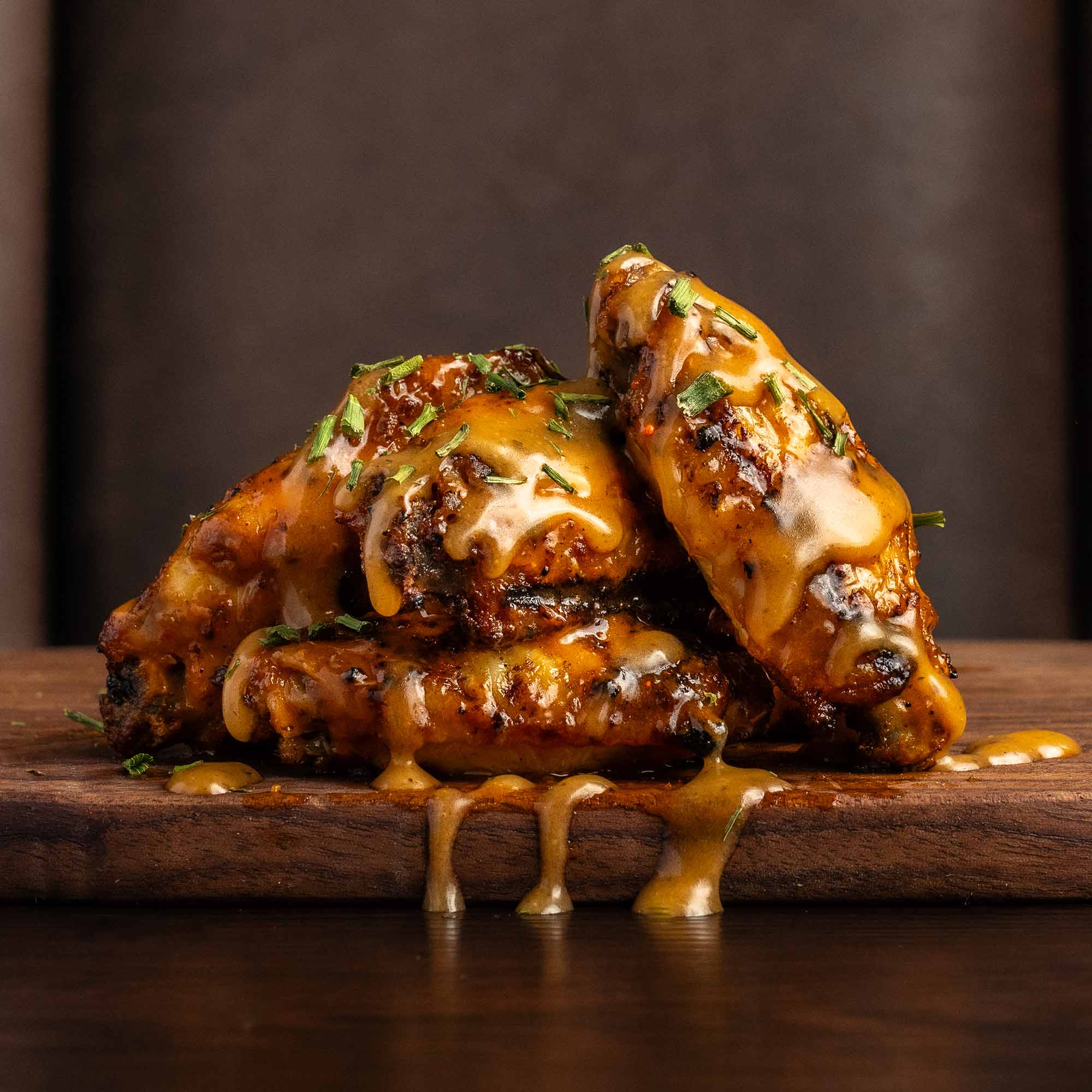 Smoke & Pepper, 6 Grilled Chicken Wings