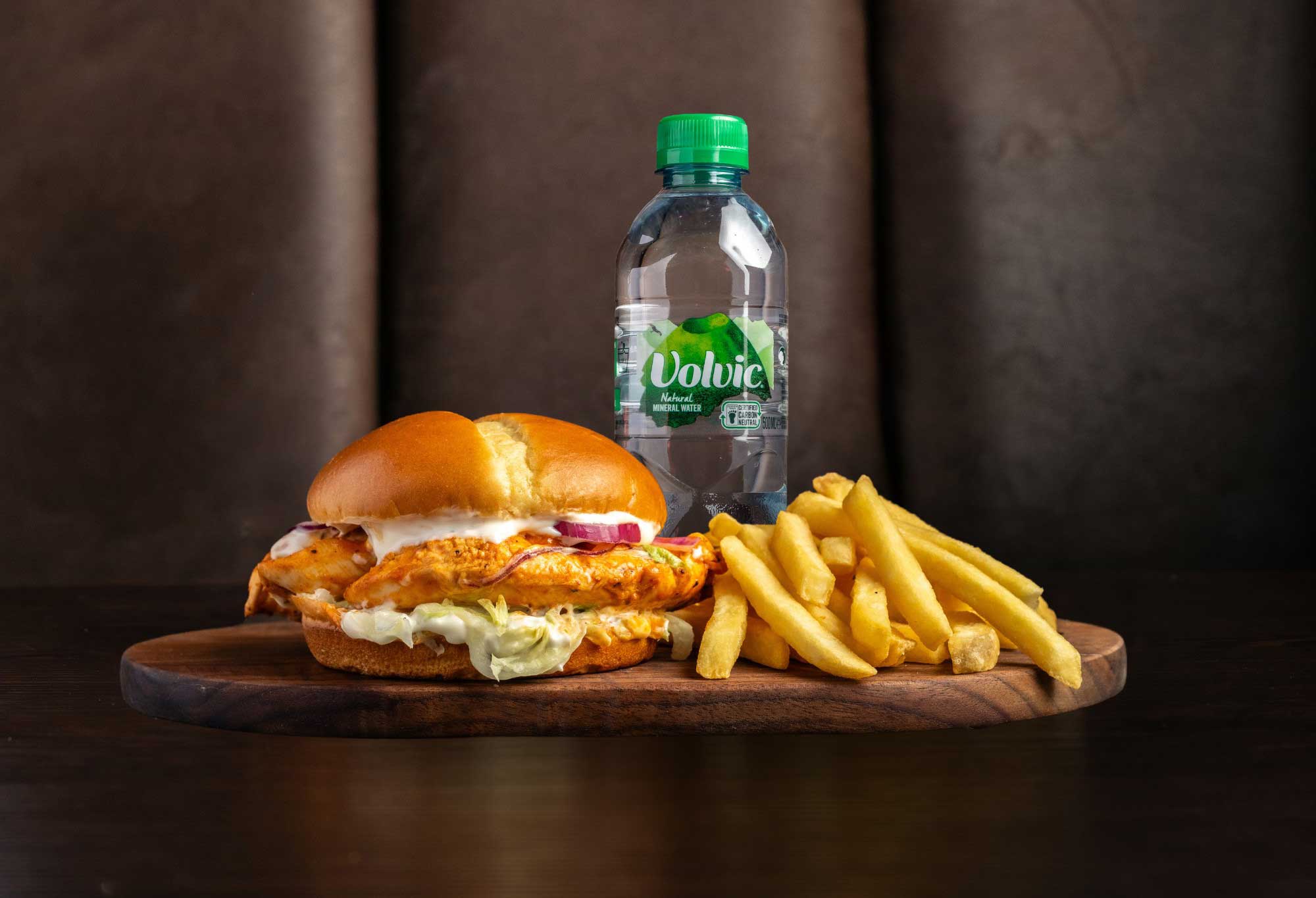 Smoke & Pepper, Mini Grilled Chicken Burger